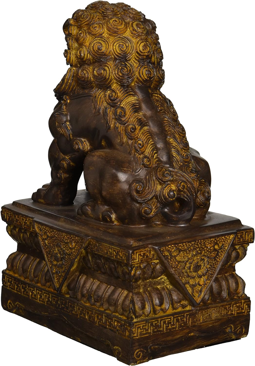 Design Toscano Chinesische Wächterlöwen-Statue, Männlich, 18 x 4,5 x 23 cm Male, Male