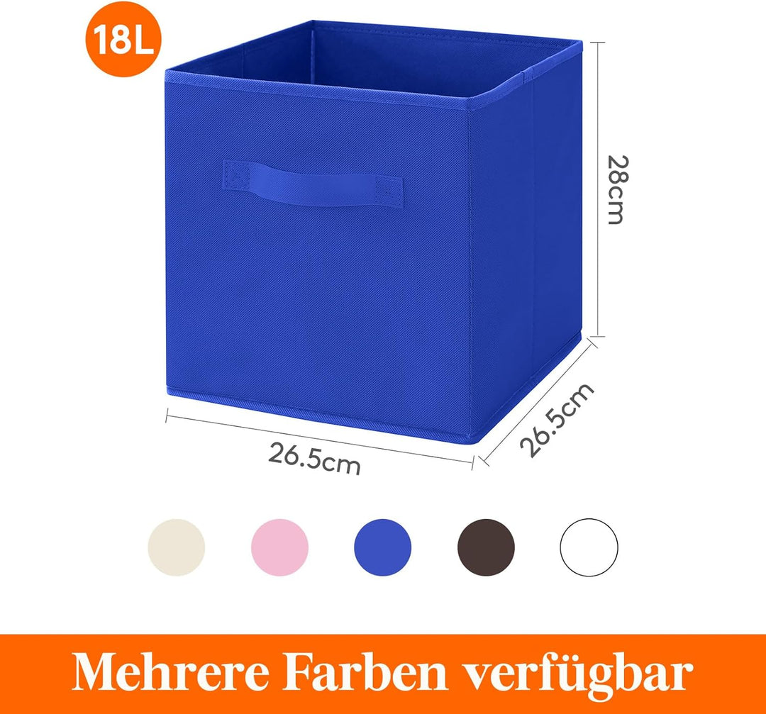 Lifewit 12 Stück Aufbewahrungswürfel, Aufbewahrungsbox aus Stoff, Ordnungsboxen aus Vliesstoff mit G