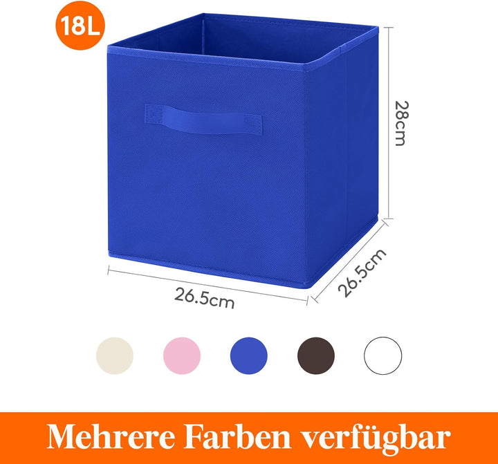Lifewit 12 Stück Aufbewahrungswürfel, Aufbewahrungsbox aus Stoff, Ordnungsboxen aus Vliesstoff mit G