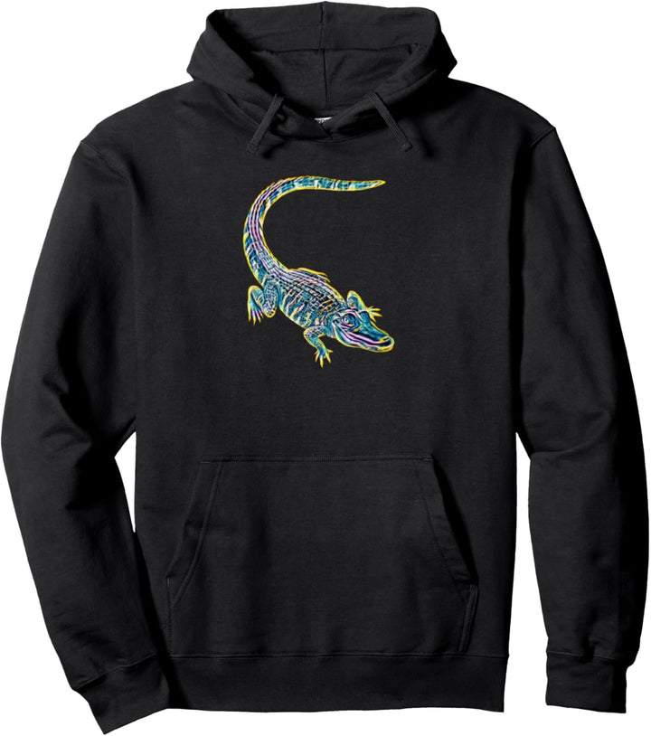 Krokodil Alligator Reptilien Pullover Hoodie