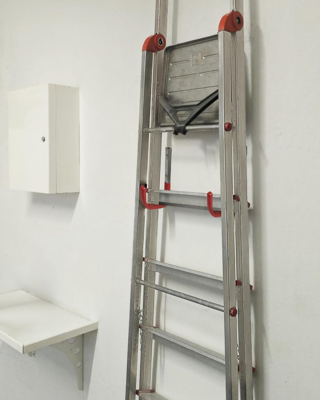Gedotec Garagen-Haken Metall verzinkt | 2 Stück Befestigungshaken mit Gummierung | 150 x 210 mm Allz