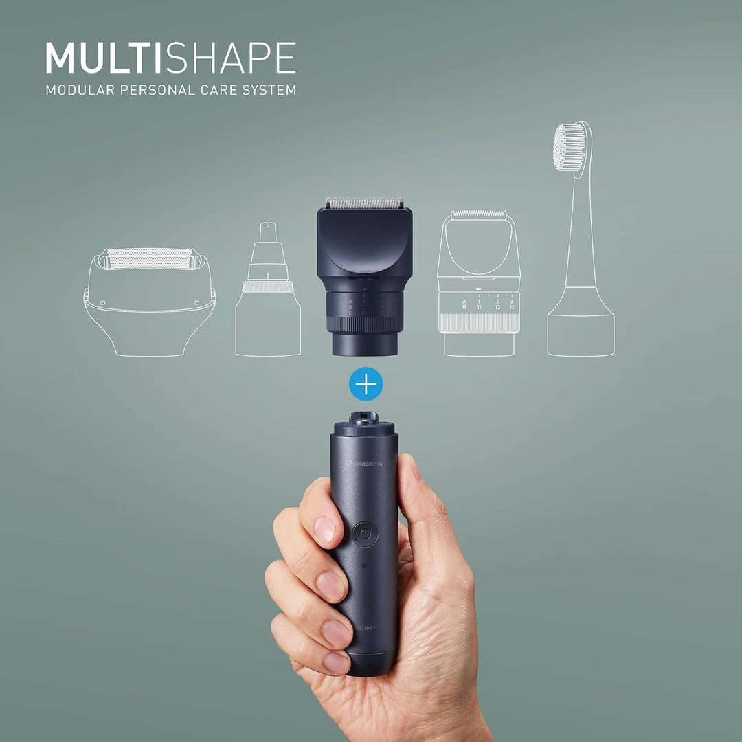 Panasonic MULTISHAPE modulares Körperpflege-System ER-CTW1, Bart- und Haartrimmer für Männer mit wie