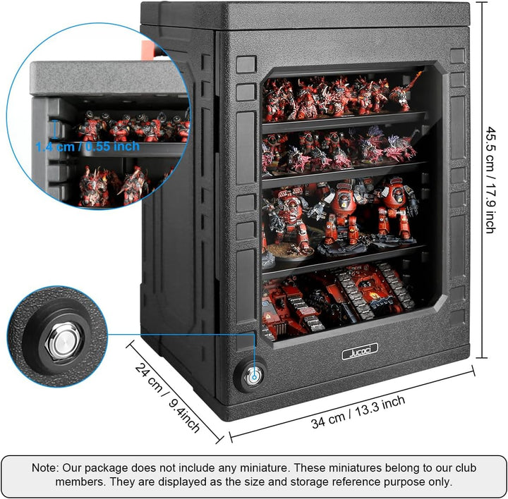 Jucoci Miniaturen Aufbewahrungskoffer Miniaturen Transportkoffer (Medium Size) Mittlere Grösse, Mitt