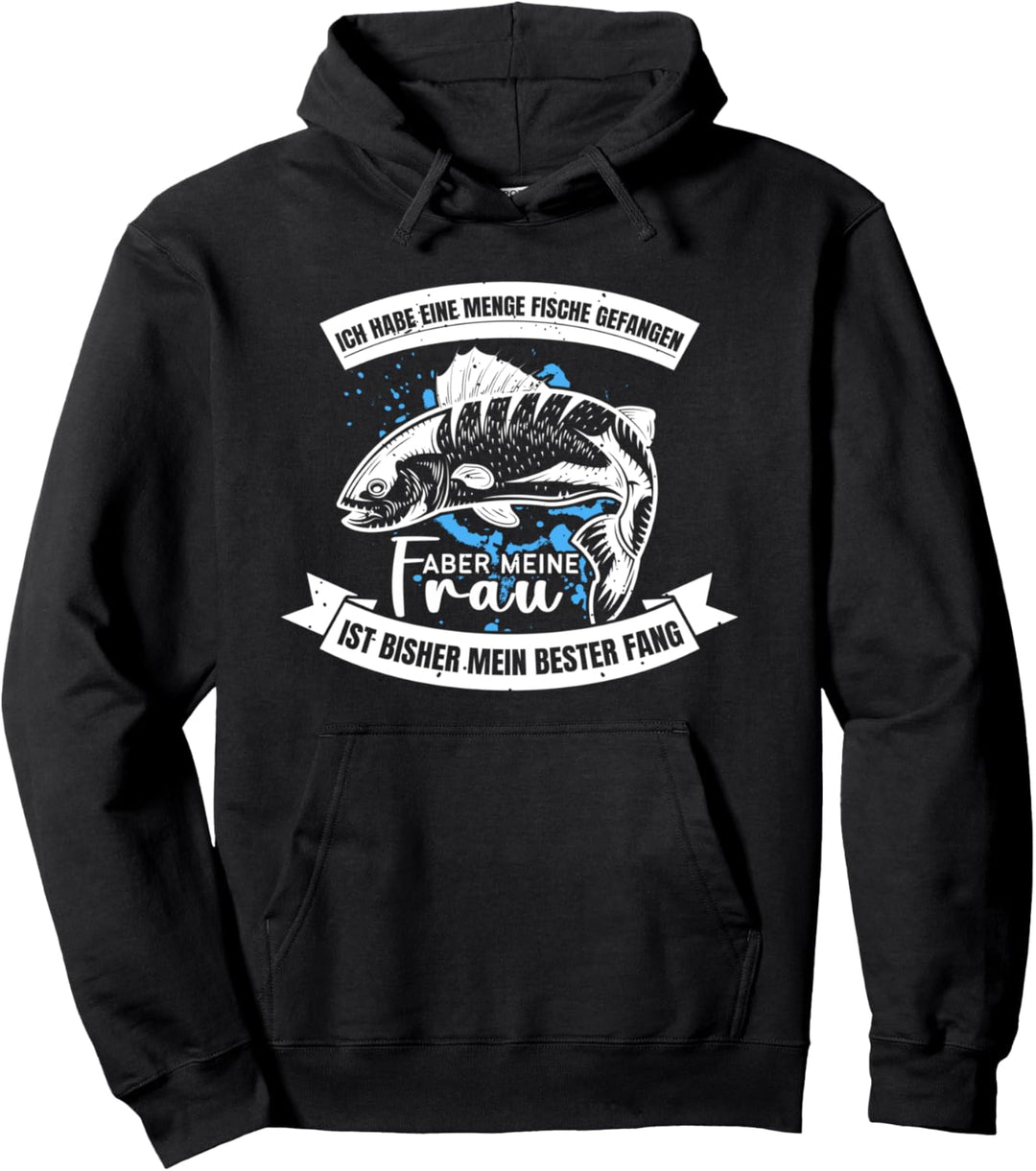 Lustiger Spruch Angel Geschenk für Männer Angelzubehör Pullover Hoodie