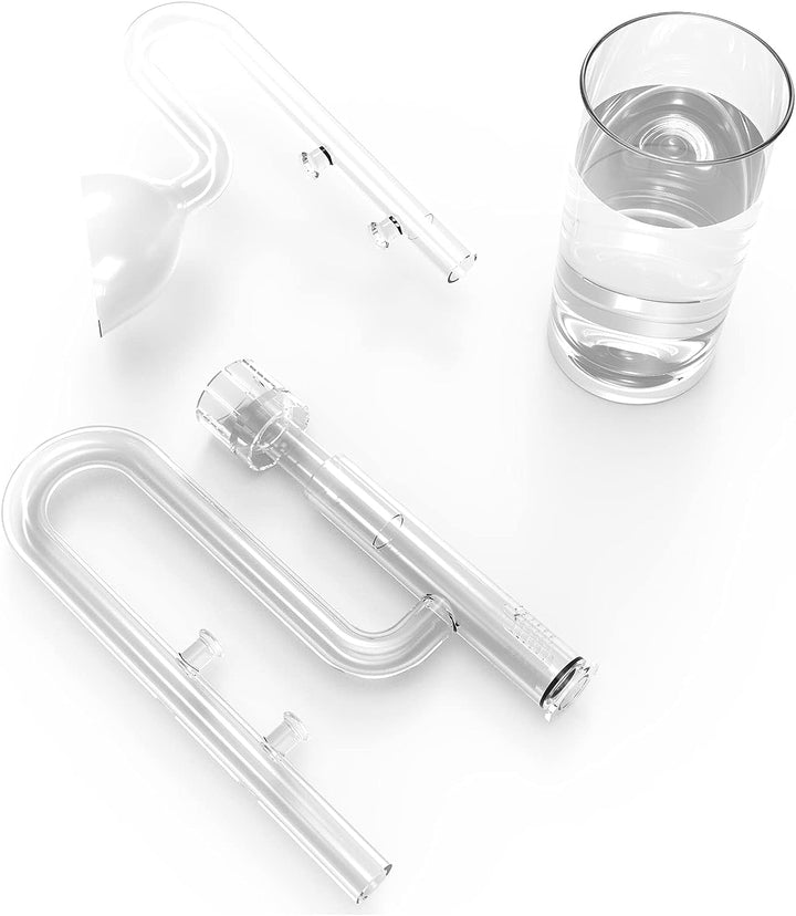 FZONE 13mm Aquarium Glass Mini Skimmer Lily Inflow and Drain Kits for Mini Nano Tanks Filter Tubes f