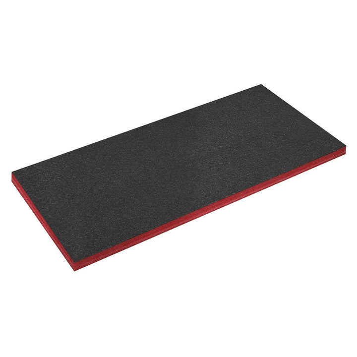 Sealey SF50R Easy Peel Schaumstoff, 1200 x 550 x 50 mm, Rot/Schwarz 50 mm Rot, 50 mm Rot