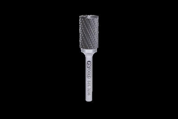 KS Tools 515.3236 HM Zylinder-Frässtift Form A mit Stirnverzahnung, 16mm