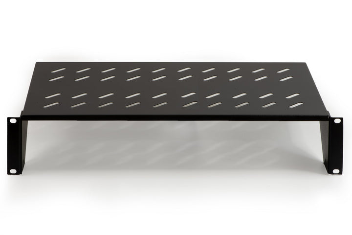 LINK Regal für Schrank 19 Zoll, 2 Einheiten Tiefe 250 mm (Universal) Farbe Schwarz