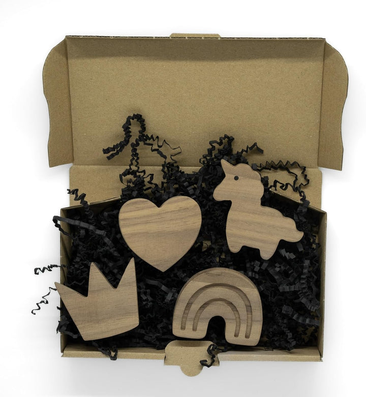 PLT Wandhaken für Kinder aus Holz, Kinder, Kinderzimmer, Regenbogen, Krone, Herz, Einhorn, Deko, Wal