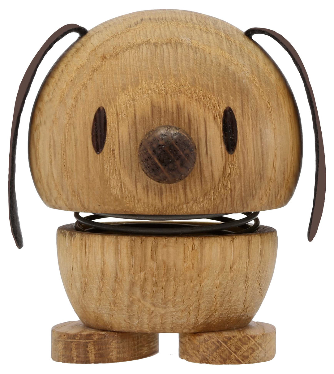 Hoptimist Tier, Hund, Holzdeko, Wackelfigur & Glücksbringer aus Holz, Skandinavisch, Deko Wohnzimmer