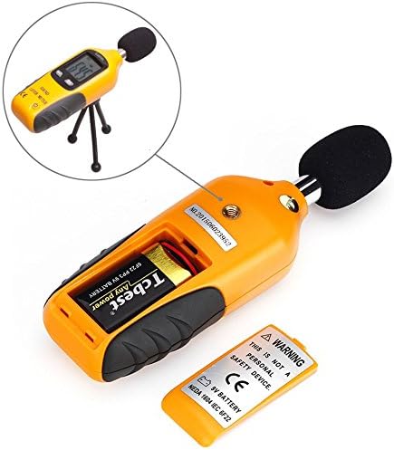 Cadrim Digital Schallpegelmessgerät, Tragbare Schallpegelmesser 30dB bis130dB Dezibel Messgerät mit