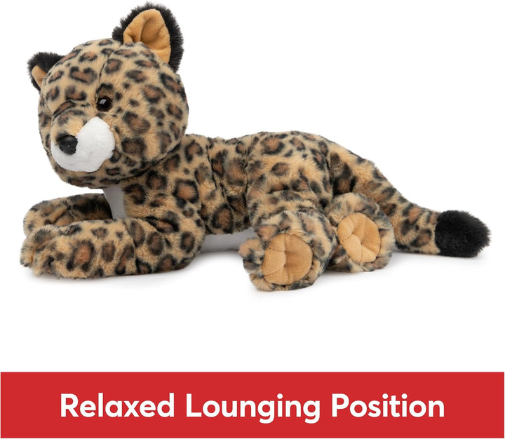 GUND Banks Leopard Plüsch, Premium Stofftier ab 1 Jahren, braun/weiss, 30,5 cm Leopard 30,5 Cm, Leop