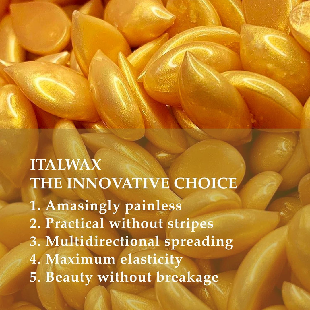 Italwax Luxury Full Body – 1Kg - Waxing Perlen für Haarentfernung - Synthetische Formulierung ideal