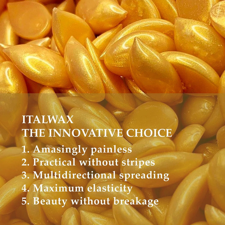 Italwax Luxury Full Body – 1Kg - Waxing Perlen für Haarentfernung - Synthetische Formulierung ideal