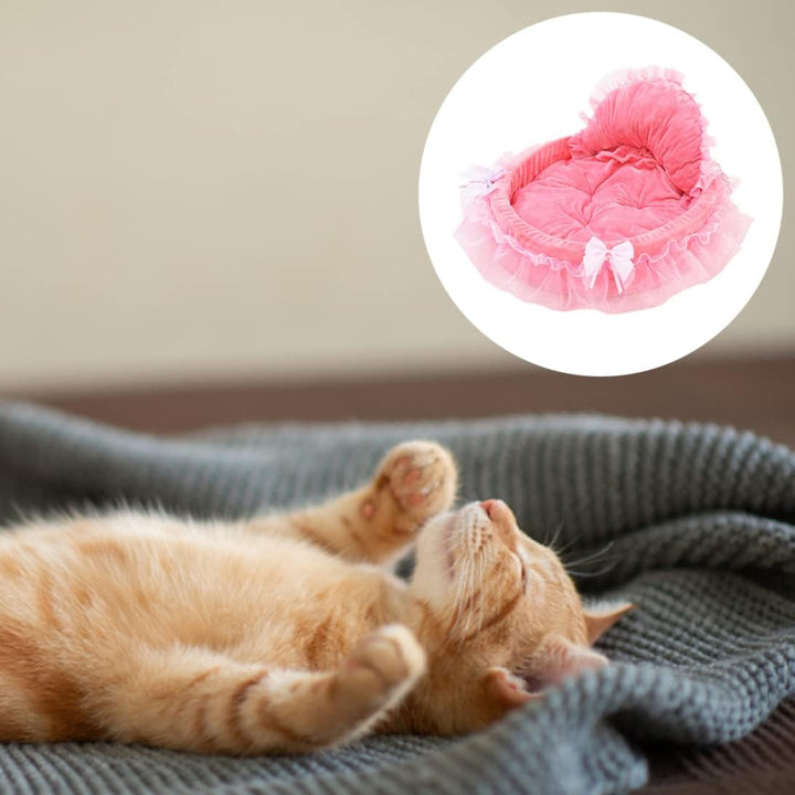 Haustierbett für Hunde und Katzen, selbstwärmend für kleine Hunde, für den Innenbereich, für Welpen,