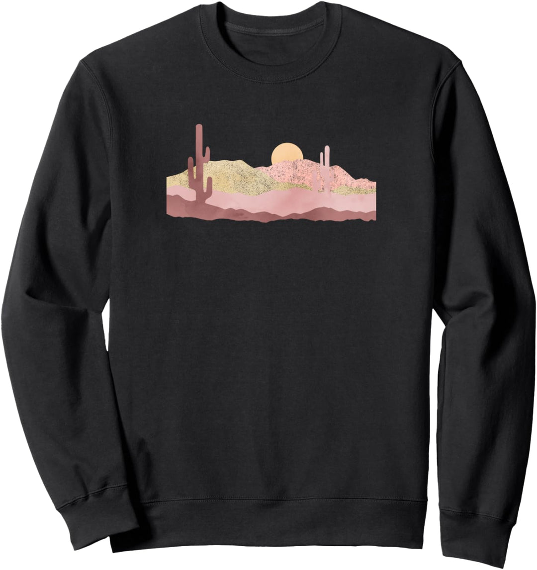 Fifth Sun Minimal Desert Portrait Sweatshirt