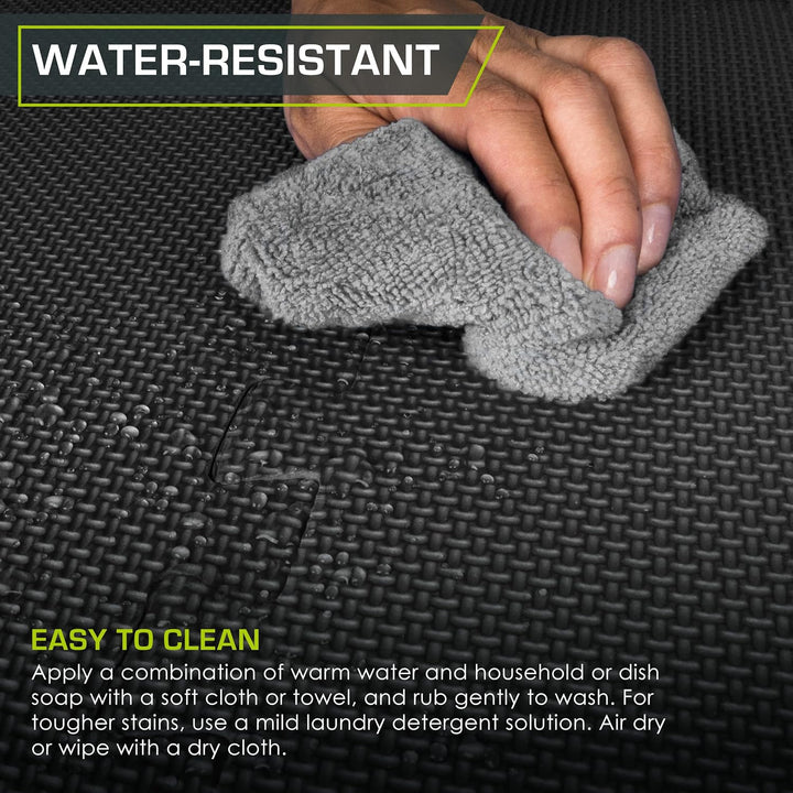 ProsourceFit Extra Thick Puzzle Exercise Mat 3/4” and 1", Eva Foam Interlocking Tiles for Protective