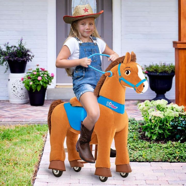 PonyCycle Reiten auf dem Pferd Zügel (85 cm) - Blau Blau 85 cm, Blau 85 cm