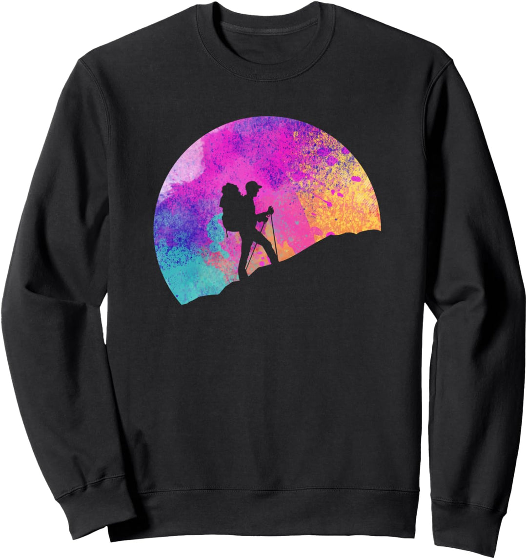 Bergsteigen Berge Alpen Klettern Walking Wandern Trekking Sweatshirt