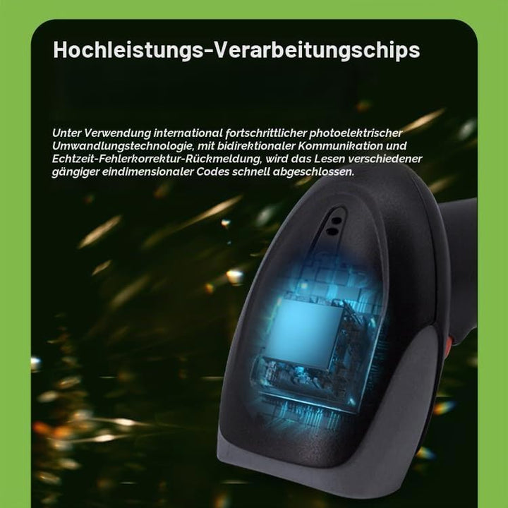 YANZEO L6811 Barcode Scanner 1D Wireless Barcode Reader 2.4G und USB Kabel Handheld Barcode Scanner
