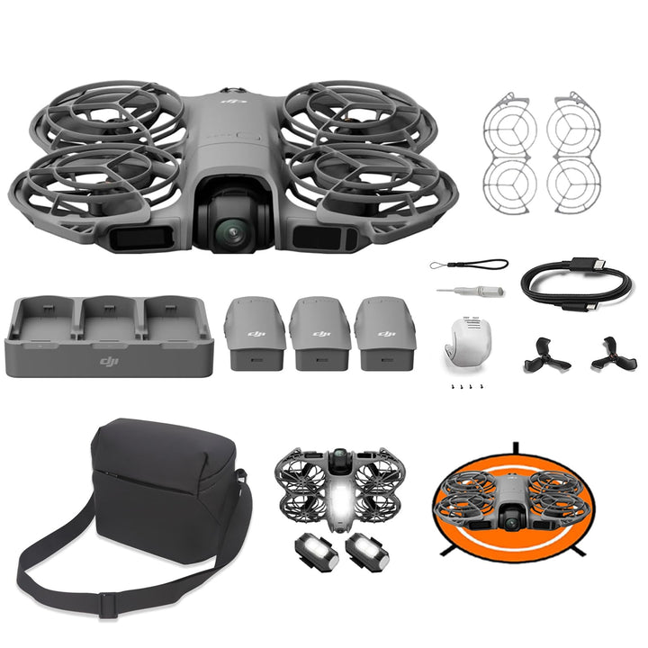 DJI Neo 2 Fly More Combo (nur Drohne), 4K-Drohne für Einsteiger, Start und Landung auf der Handfläch