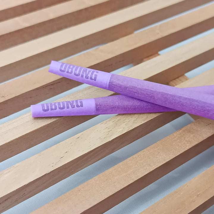 UBUNG 200 Stück Grosse Grösse Lila Konisch vorgedrehte Hülsen, King Size 108 mm Konisch Papiers Hüls