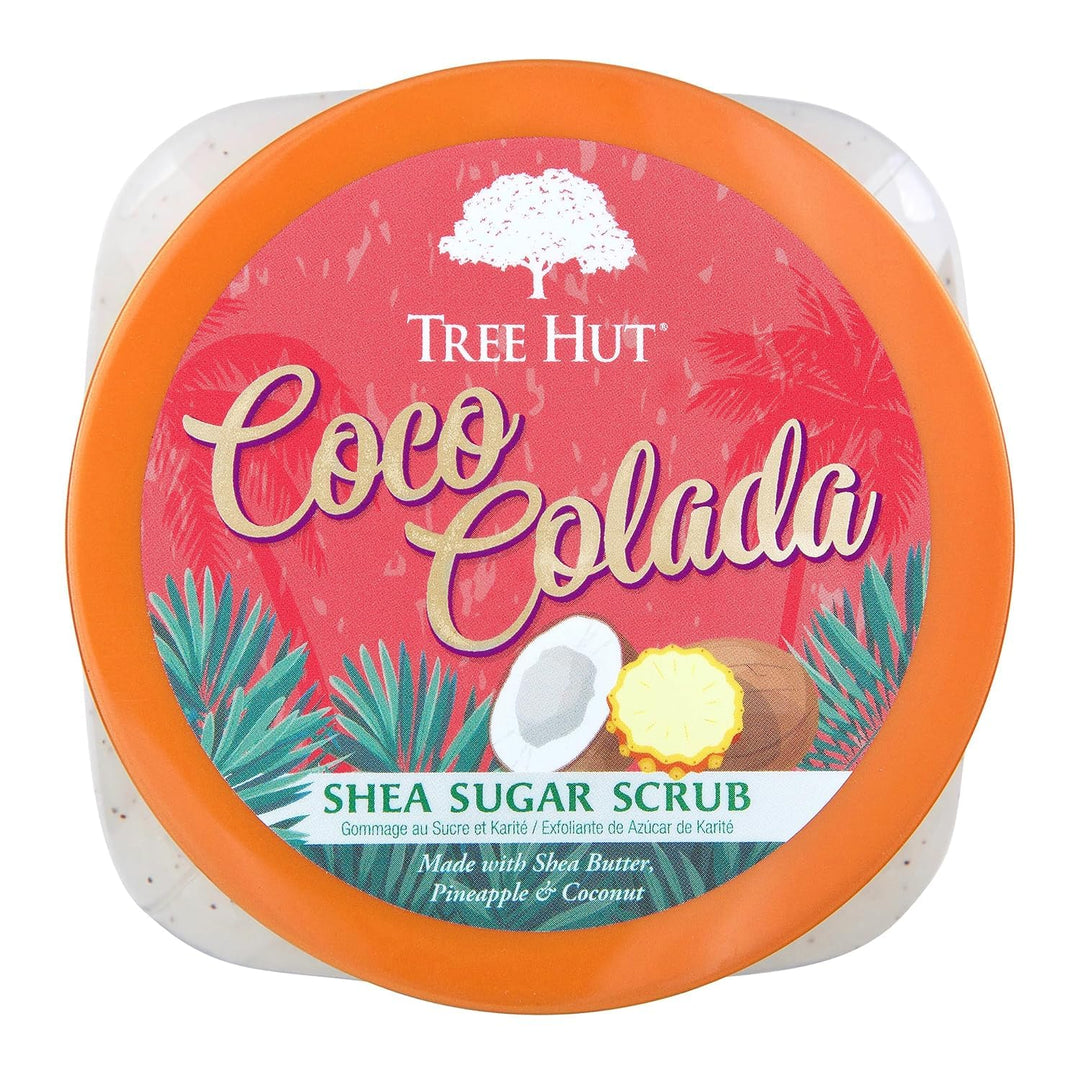 Tree Hut Shea Sugar Scrub Coco Colada, 510.3 g, Ultra Hydrating and Peeling Scrub for Nourishing Ess