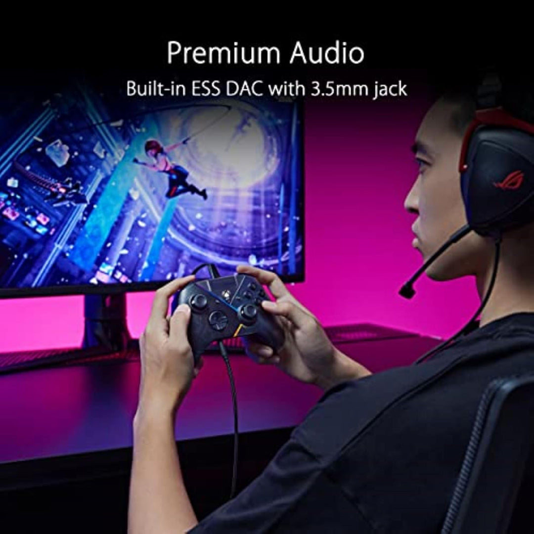 ASUS ROG Raikiri PC Controller (einstellbare Trigger und Joystick-Empfindlichkeit, Tasten auf der Rü