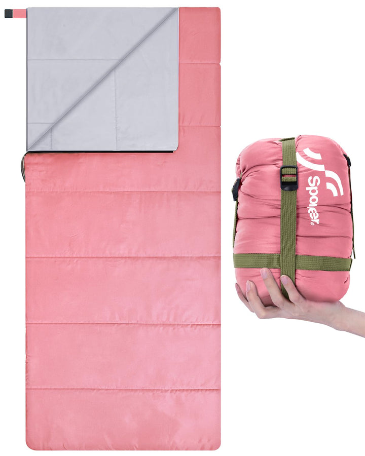 Schlafsack Sommer Schläfsack: Sportneer Warmes Sommer Schlafsacke Tragbar Leicht Wasserdicht Sleepin