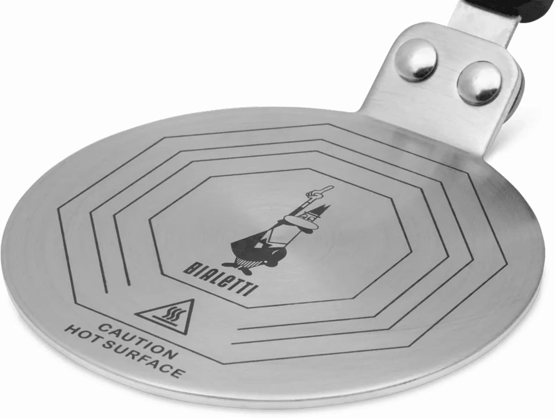 Bialetti Moka Induktionskochteller Adapter für die Verwendung von Kaffeekannen und Kochgeschirr auf