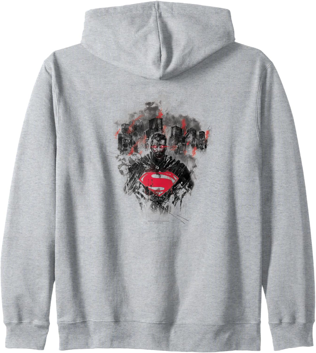 Superman Man of Steel Scorched Skyline Kapuzenjacke
