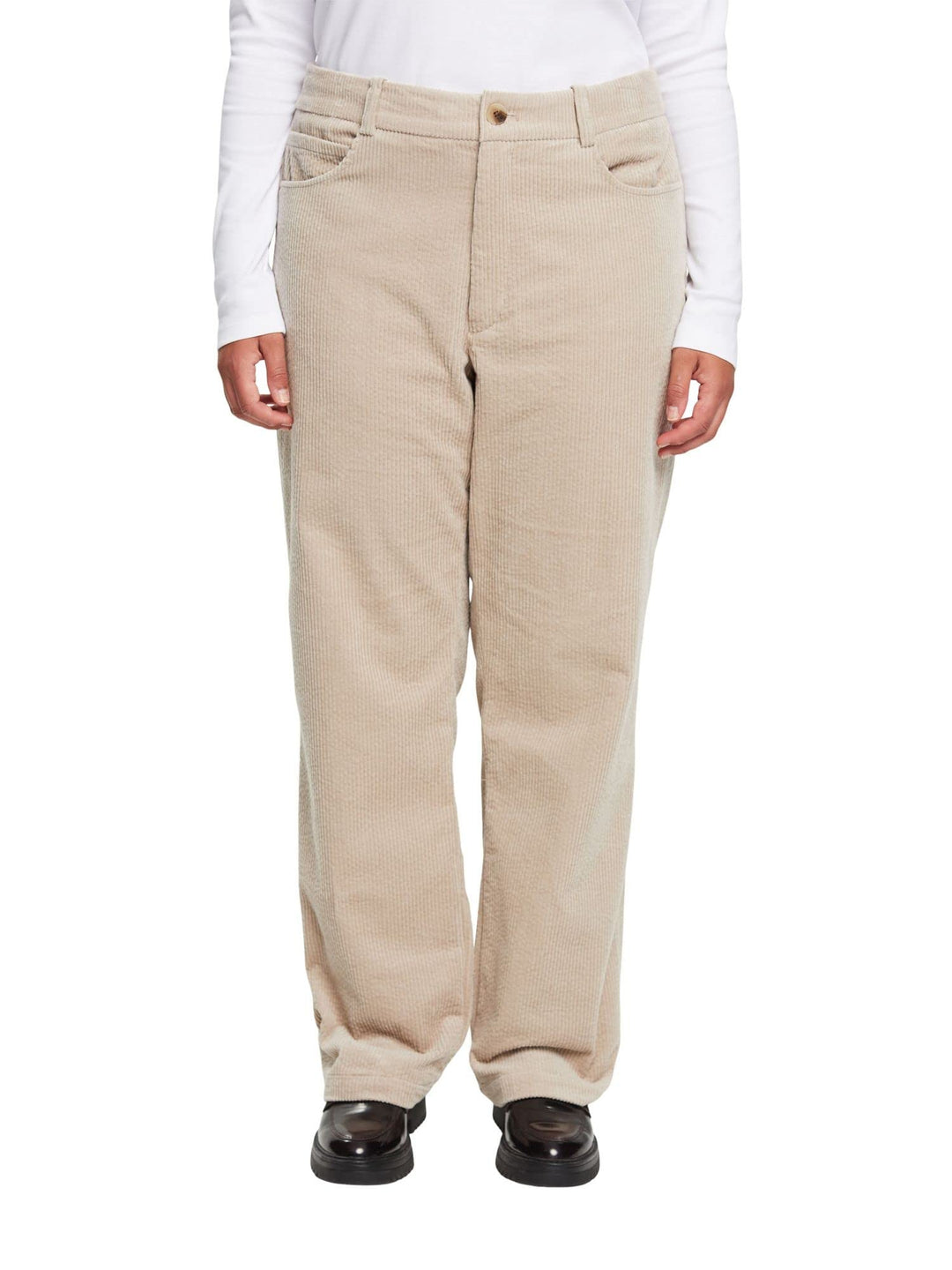ESPRIT Damen Hose, 260/Light Taupe