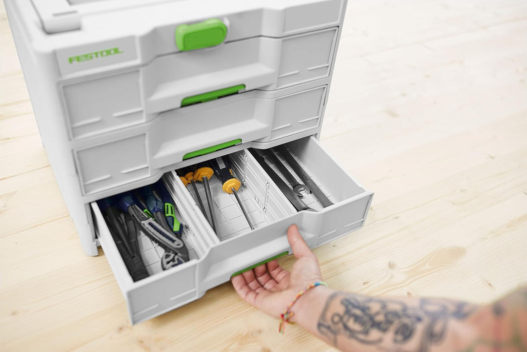 Festool Sortainer³ SYS3-SORT/3 M 337 (mit Trennstegen), Sys3-sort/3 M 337