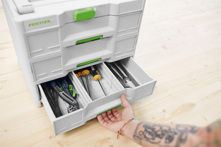 Festool Sortainer³ SYS3-SORT/3 M 337 (mit Trennstegen), Sys3-sort/3 M 337