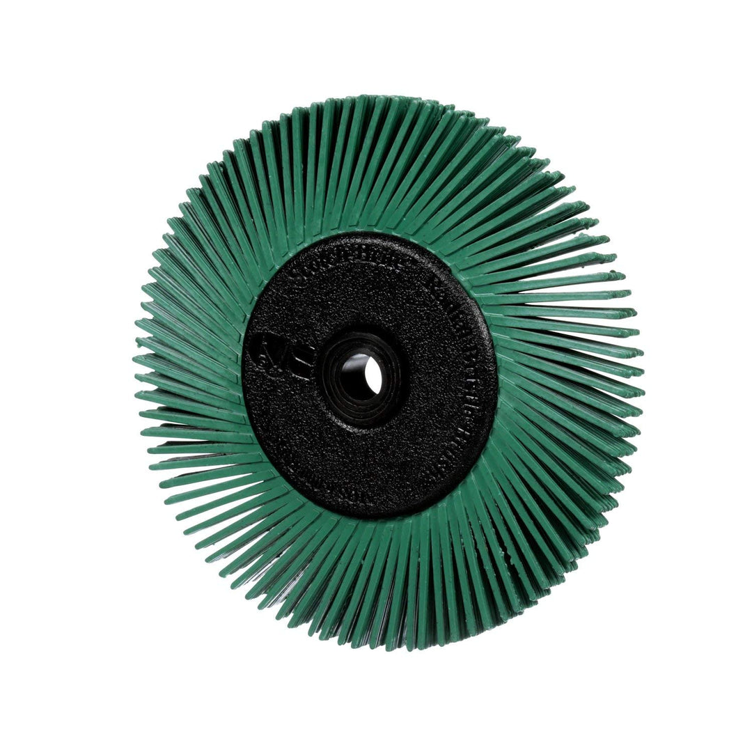 3M 27605 Scotch-Brite Radial Bristle Brush BB-ZB mit Adapter, P50, Typ A, 152,4 mm, 12,7 mm, 25,4 mm