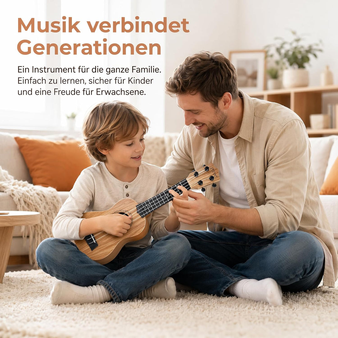 Fake-Ukulele, Anfänger, Akustikinstrument, für Erwachsene, Kinder, 1 Stück