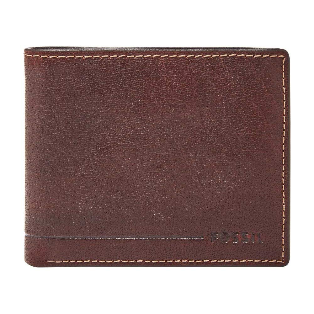 Fossil Leather SML1547231 Mens Allen Wallet RFID Traveler