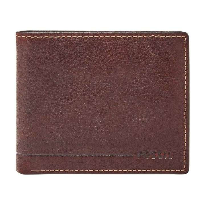 Fossil Leather SML1547231 Mens Allen Wallet RFID Traveler