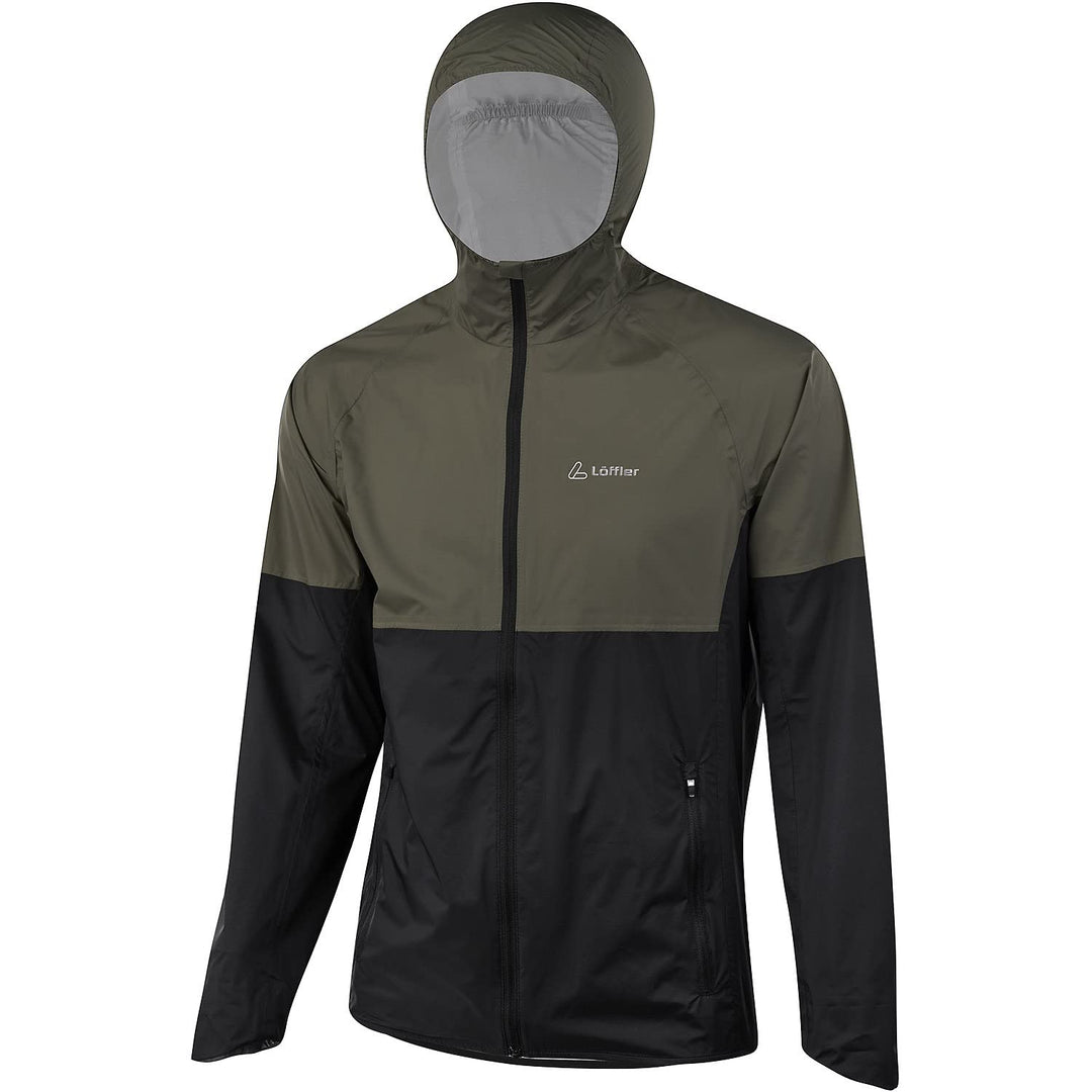 Löffler M Hooded Jacket CB WPM Pocket Olive 54 Olive, 54 Olive
