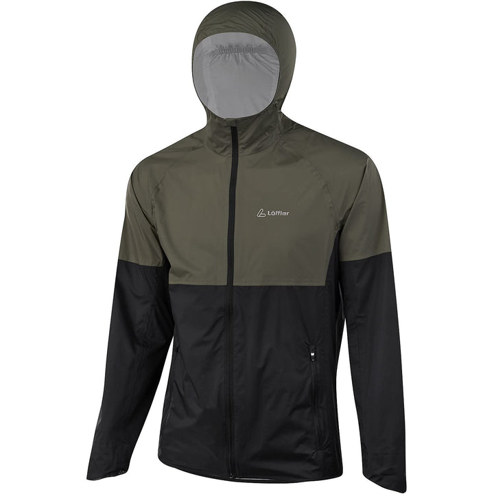 Löffler M Hooded Jacket CB WPM Pocket Olive 54 Olive, 54 Olive