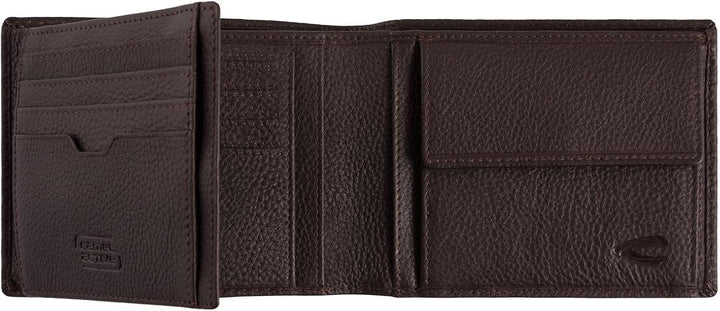 camel active Macau Herren Geldbörse RFID Querformat Leder, Brown