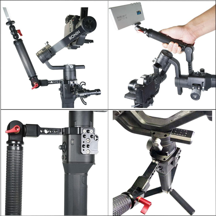 HAFOKO Ronin S Ronin SC Gimbal Griff Handlicher Sling Griff Handle Mount with 1/4 Kalter Schuh für D