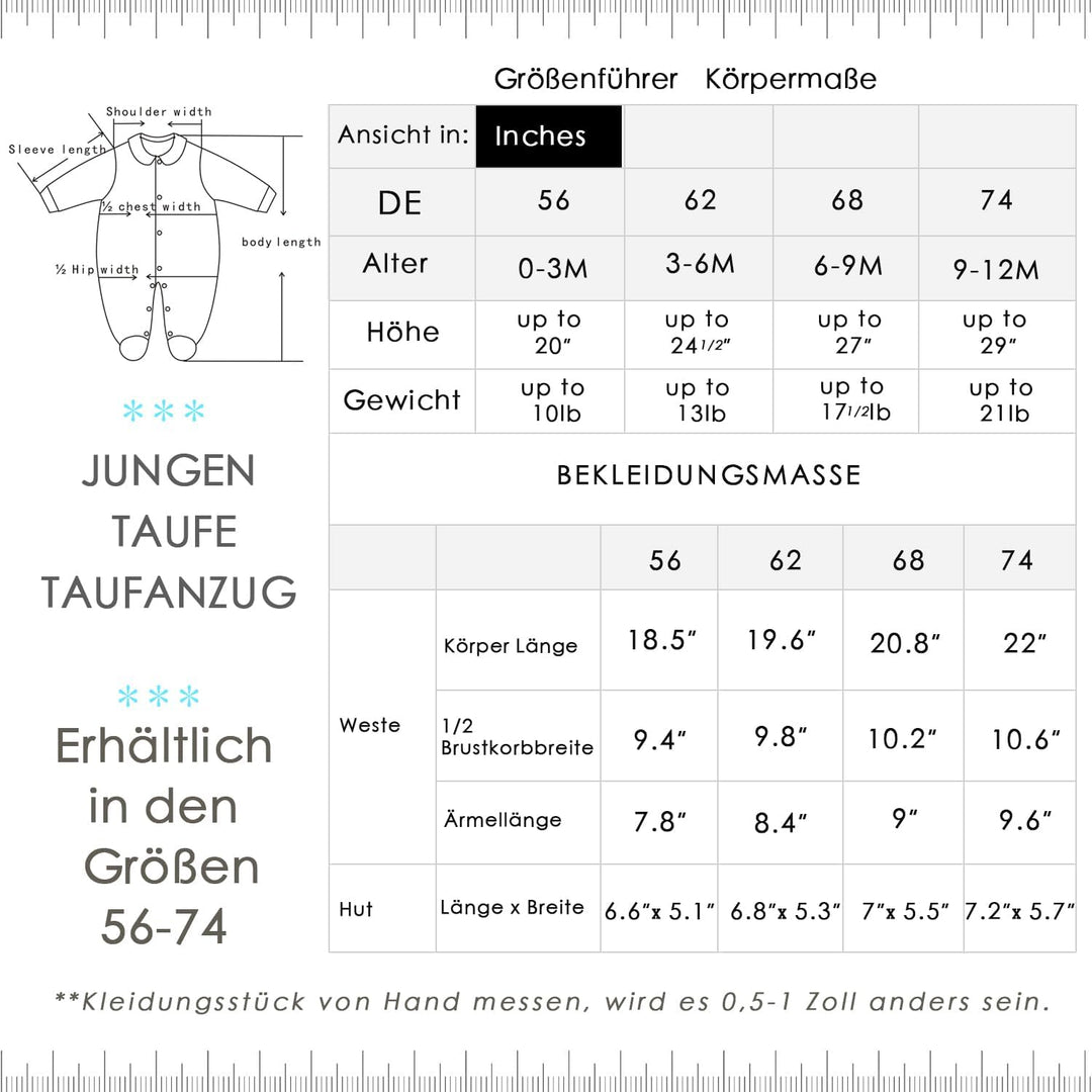 Booulfi Baby Kleidung Jungen 0-12 Monate Strampler Neugeborene Body Langarm Overall Winter Baby Erst