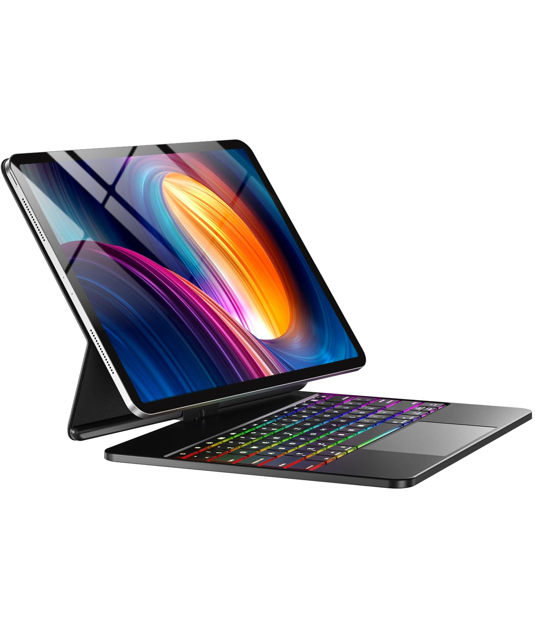 Vobafe für iPad Air 13 Zoll Hülle mit Tastatur M3 2025/M2 2024, Magic Keyboard für iPad Pro 12.9 6./