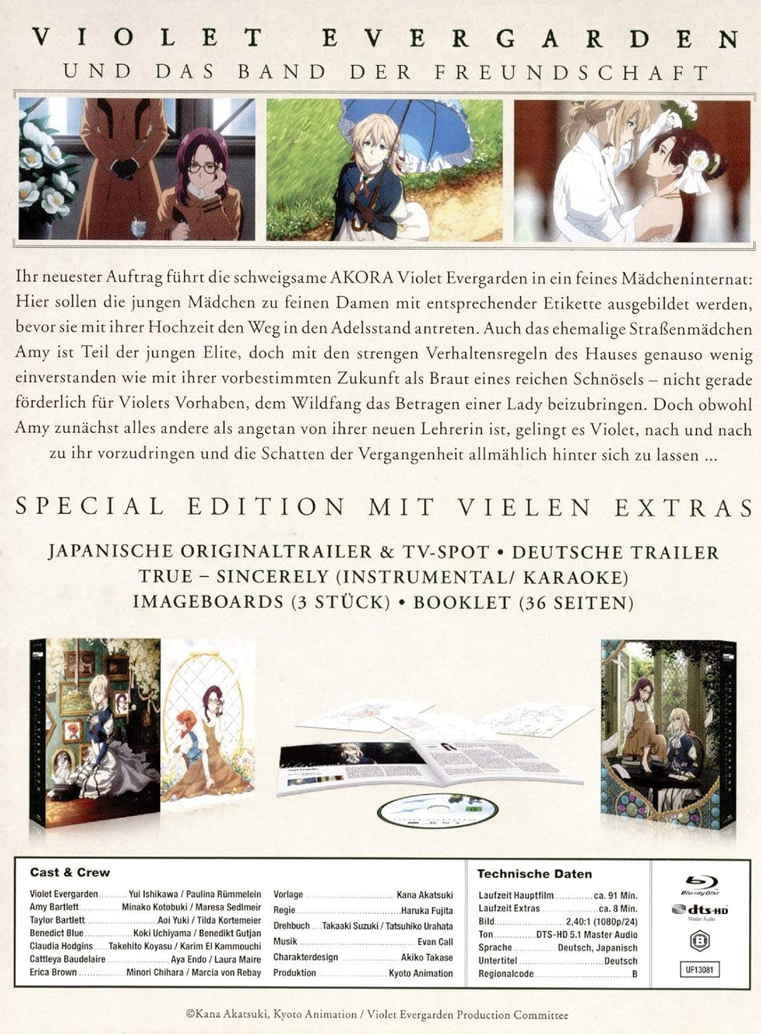 Violet Evergarden und das Band der Freundschaft - Limited Special Edition [Blu-ray], Blu-ray