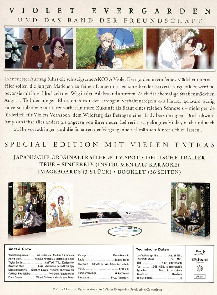 Violet Evergarden und das Band der Freundschaft - Limited Special Edition [Blu-ray], Blu-ray