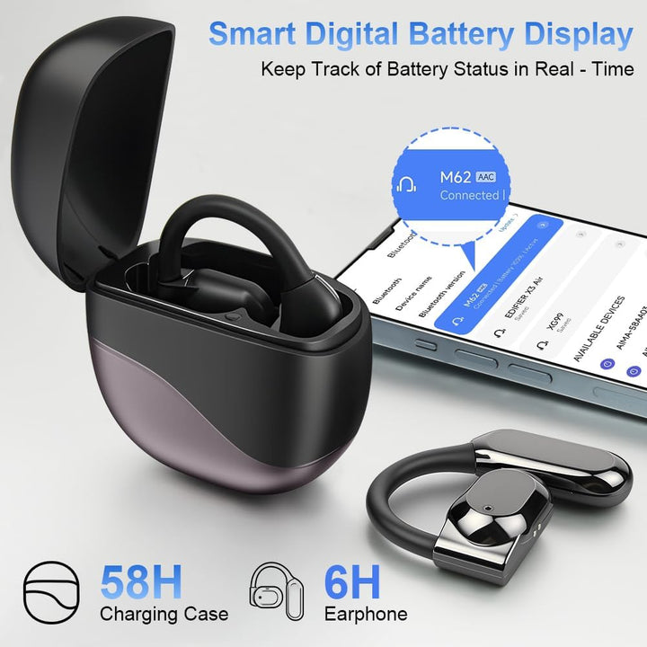 AI Übersetzer Kopfhörer, Echtzeit Übersetzungskopfhörer 144 Sprachen, Translation Earbuds Bluetooth