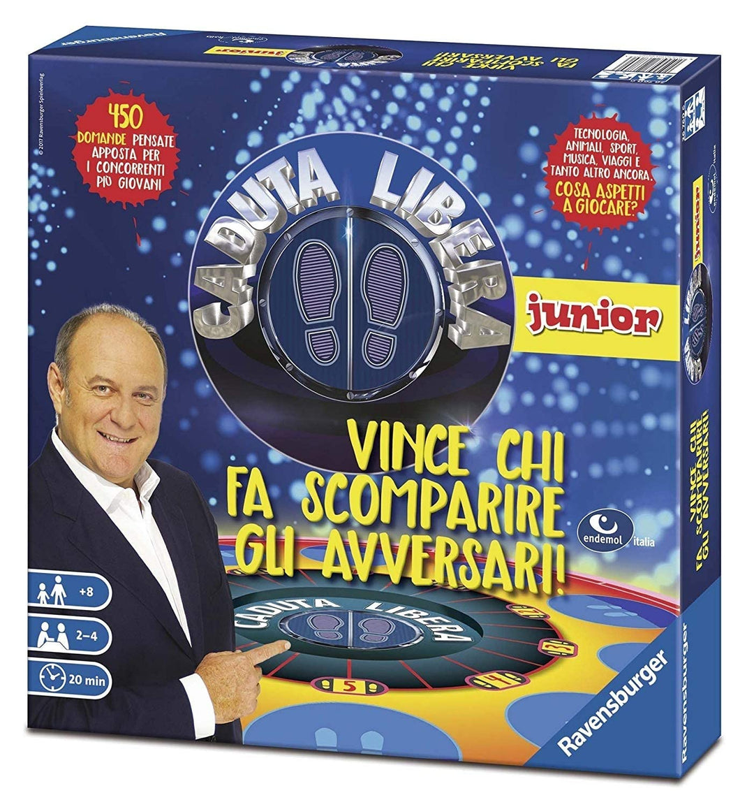 Ravensburger - Freie Fall Junior Gesellschaftsspiel, 2-4 Spieler, 8+ Jahre, junior