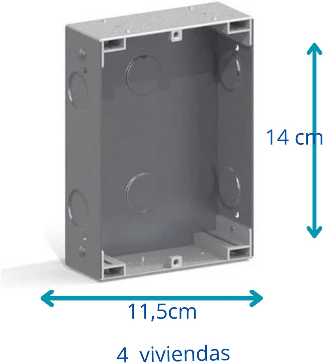 Automatische Türsprechanlage mit Analogsystem 4+n, für Gemeinschaften, komplett: Strassenschild, Tel
