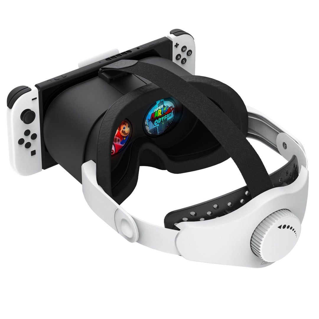 DEVASO VR Brille für Nintendo Switch/Switch OLED mit einstellbaren HD-Linsen, 3D VR (Virtual Reality